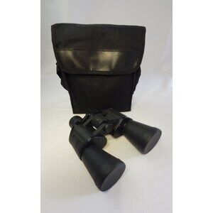 Binolux Military Compact Binoculars 20x50 Wide Angle Red Lens with Pouch